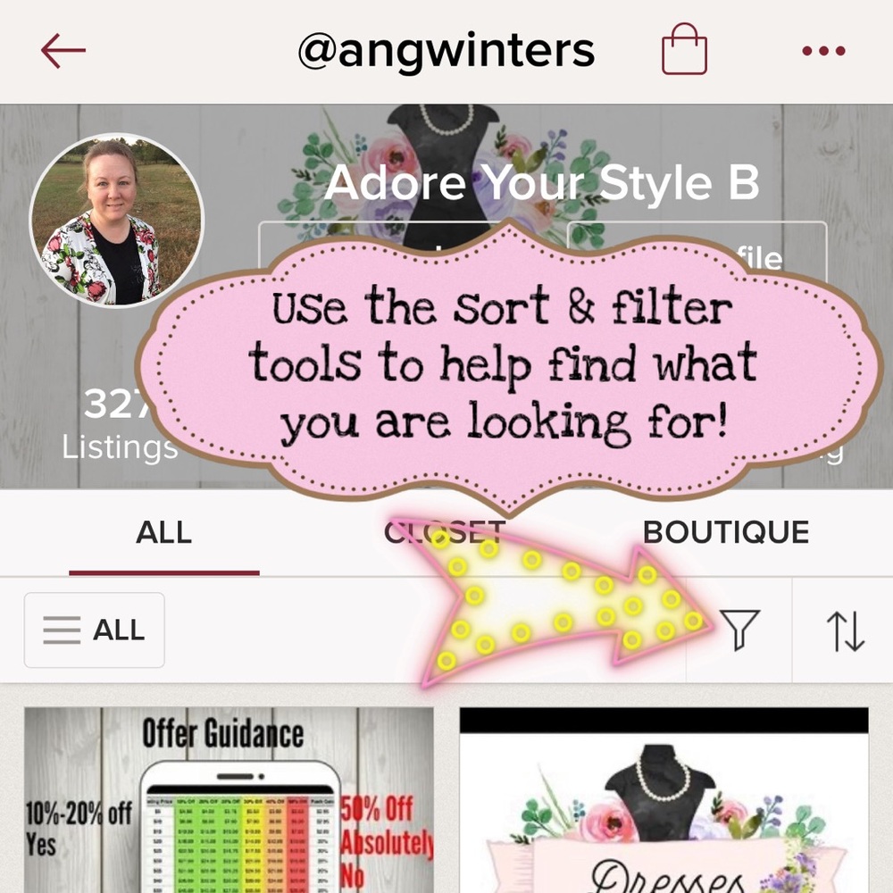 Not For Sale { Sort & Filter }Not For Sale